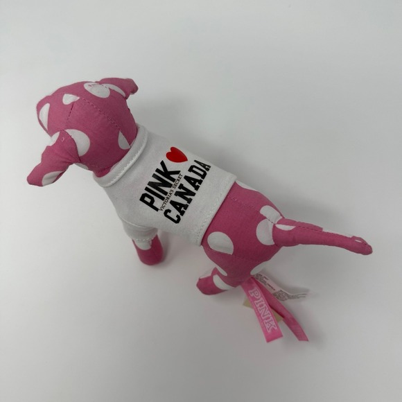 Victoria's Secret PINK‎ dog canada puppy white shirt - Picture 1 of 5